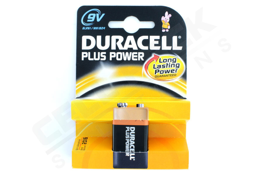 Duracell Plus 9V Battery (single)