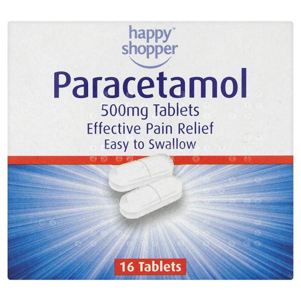 Paracetamol 500mg Tablets (pack of 16)