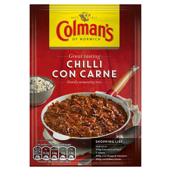 Colman's Chilli Con Carne Recipe Mix 50g