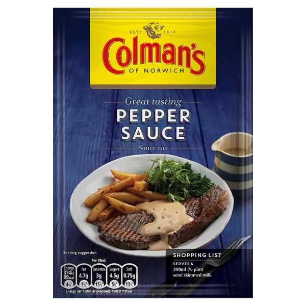 Colman's Pepper Sauce Mix 40g