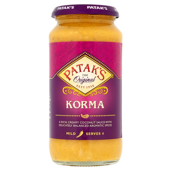 Patak's Original Korma Sauce 450g