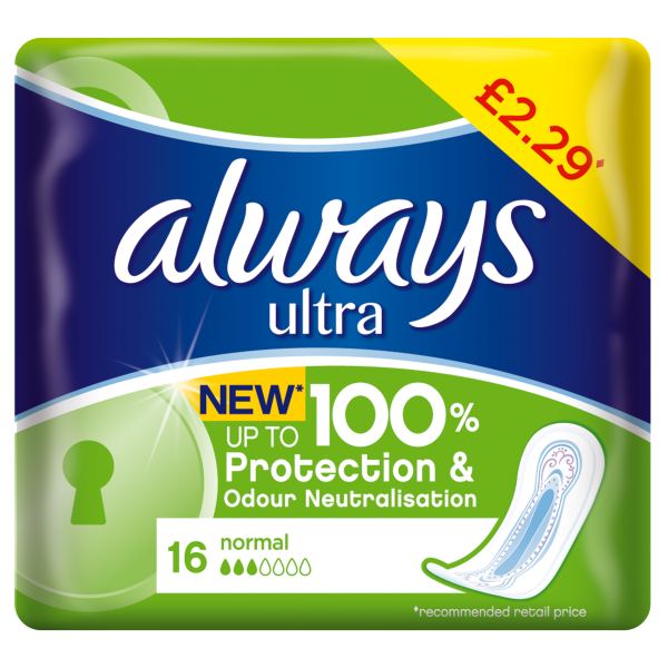 Always Ultra Pads Normal x 15