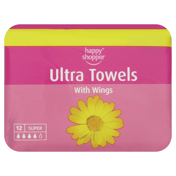 Body Sure 12 x Super Ultra Towels with Wings