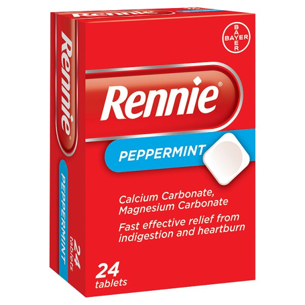 Rennie Peppermint 24 Tablets Rennie Peppermint 24 Tablets