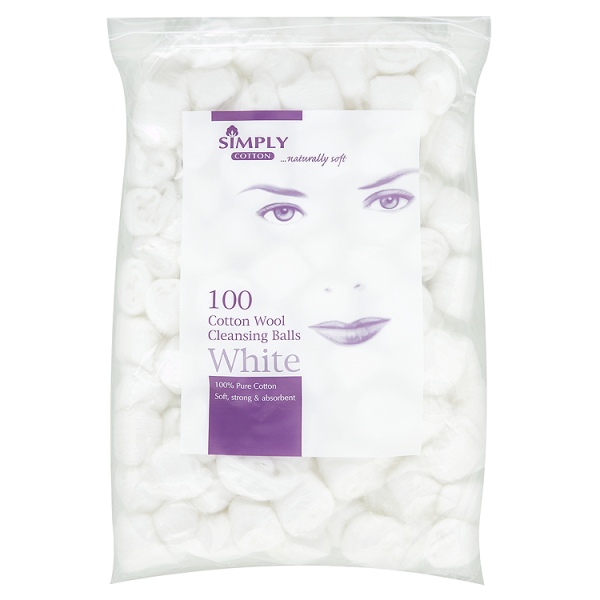 Simply Cotton 80 Cotton Wool Cleansing Balls