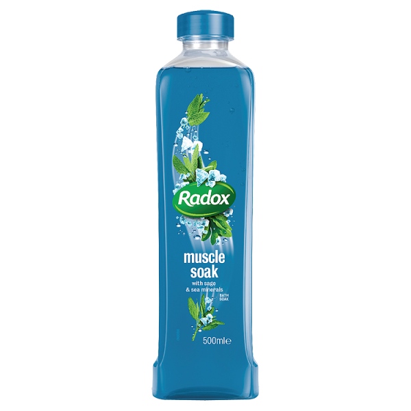 Radox Muscle Soak Bath with Sage & Sea Minerals 500ml