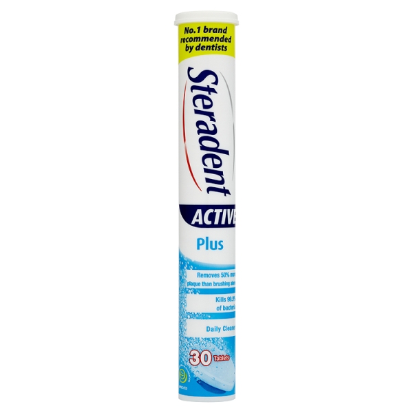 Steradent Active Plus 30 Tablets