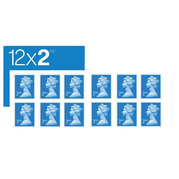 Royal Mail 2nd Class Stamp Book (8 stamps)