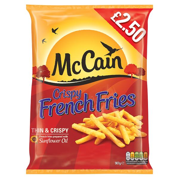 McCain Crispy French Fries Thin and Crispy 700g ** FROZEN **