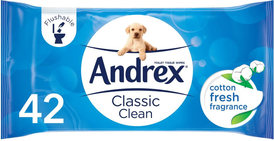 Andrex Hygiene 36 Moistened Wipes