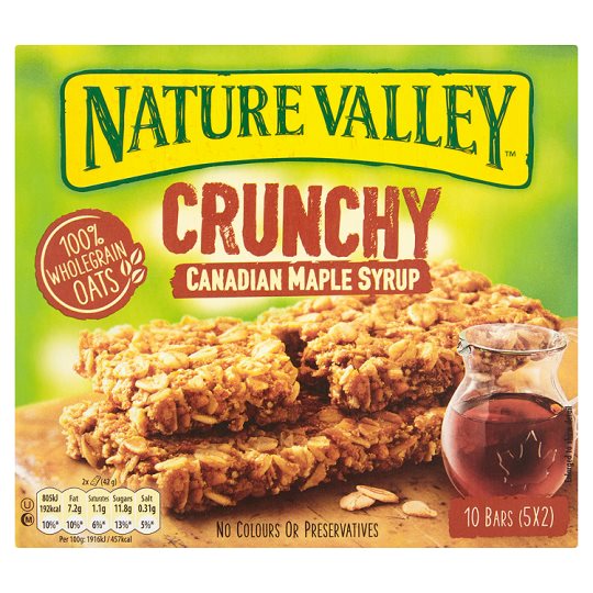 Nature Valley Crunchy Canadian Maple Syrup 10 bars