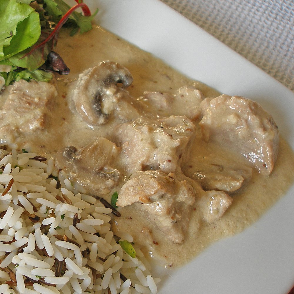 Pork Stroganoff Handmade Meal for One 275g GF ** FROZEN **
