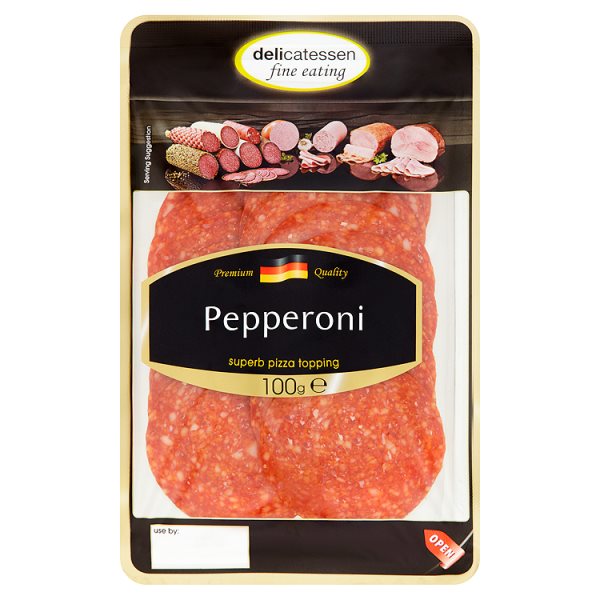 Deli Fine Eating Pepperoni Slices 100g Deli Fine Eating Pepperoni Slices 100g