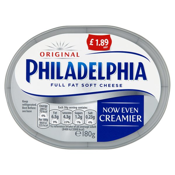 Philadelphia Original Soft White Cheese 180g