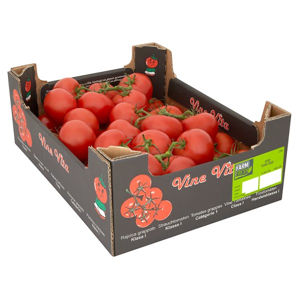 Farm Fresh Salad Vine Tomatoes Large 500g