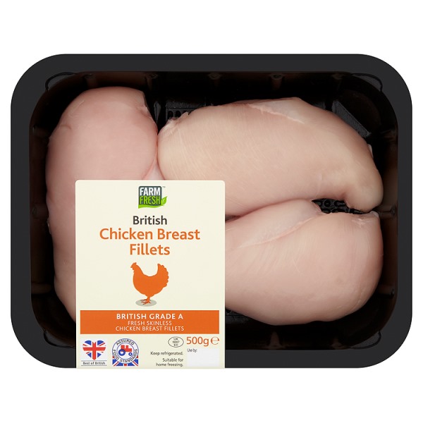 Chicken Breast Fillets x 2 (300g) ** FROZEN **