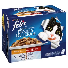 Felix AGAIL Meaty Selection in Jelly 12 x 100g Pouch