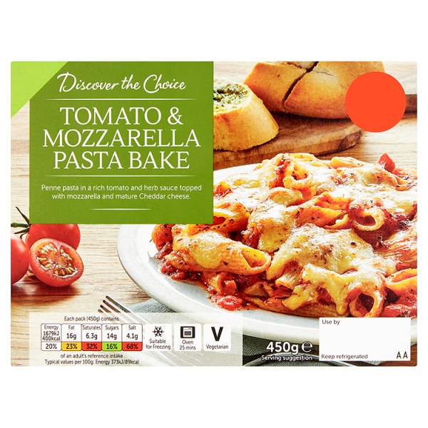 Tomato and Mozzarella Pasta Bake 400g