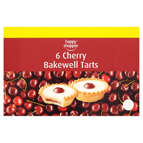 Jacks Cherry Bakewell Tarts (Box of 6)