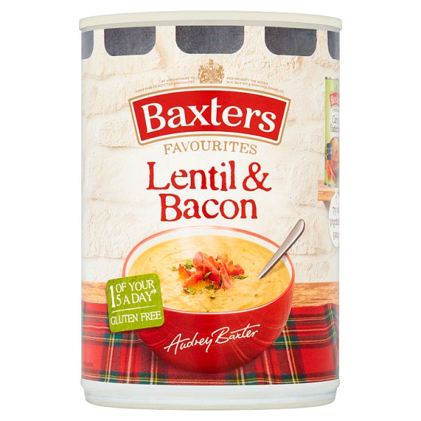 Baxters Favourites Lentil & Bacon Soup 400g