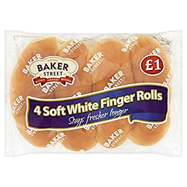 Baker Street Soft Finger Rolls (4)