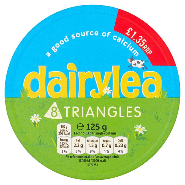 Dairylea Cheese Triangles (8) Pack