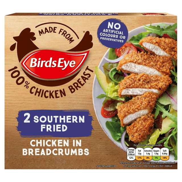 Birds Eye 2 Southern Fried Chicken 180G ** FROZEN **