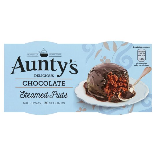 Cadbury Milk Chocolate Puddingd Puddings 2 X 95G