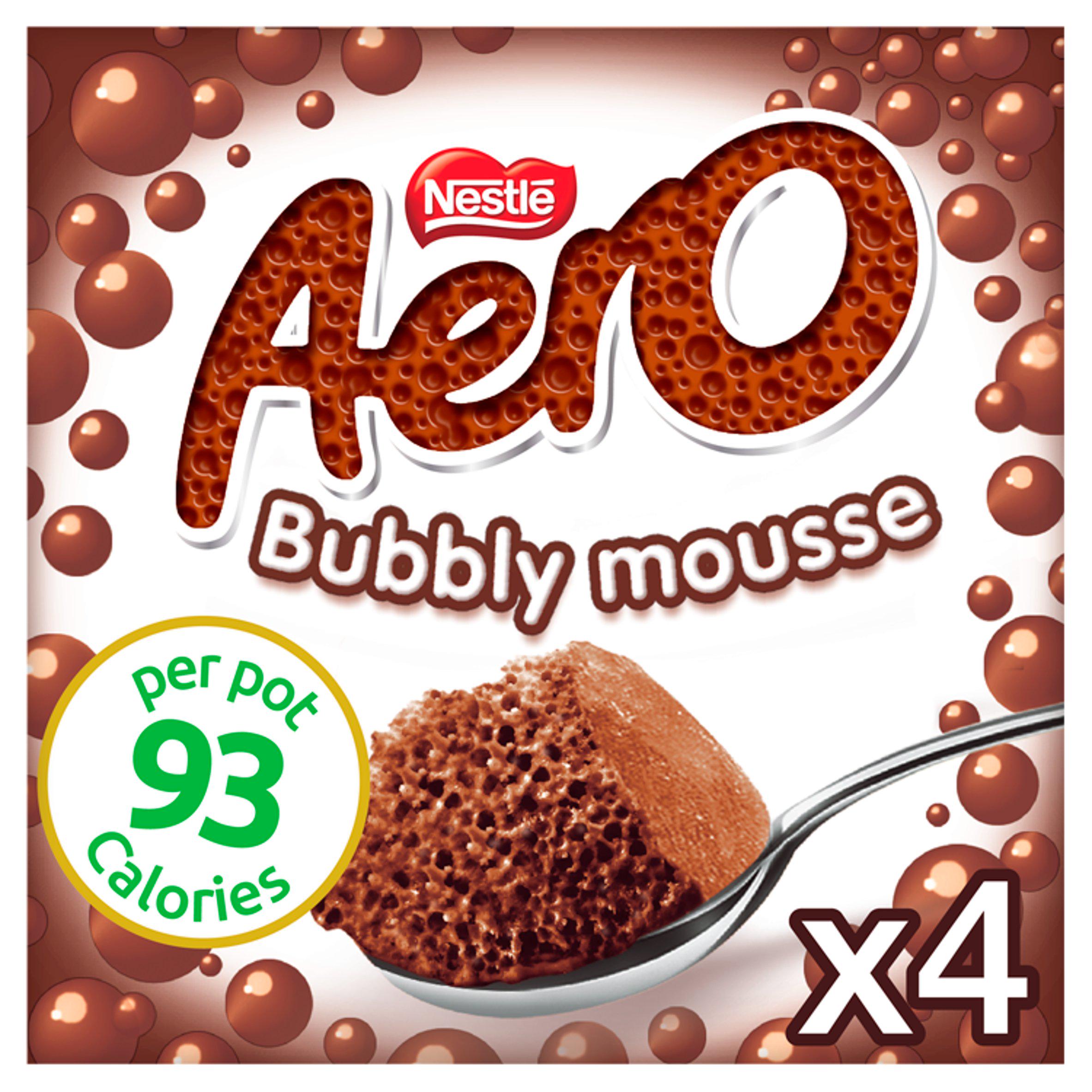 Nestle Aero Chocolate Mousse 4 Pack 236G