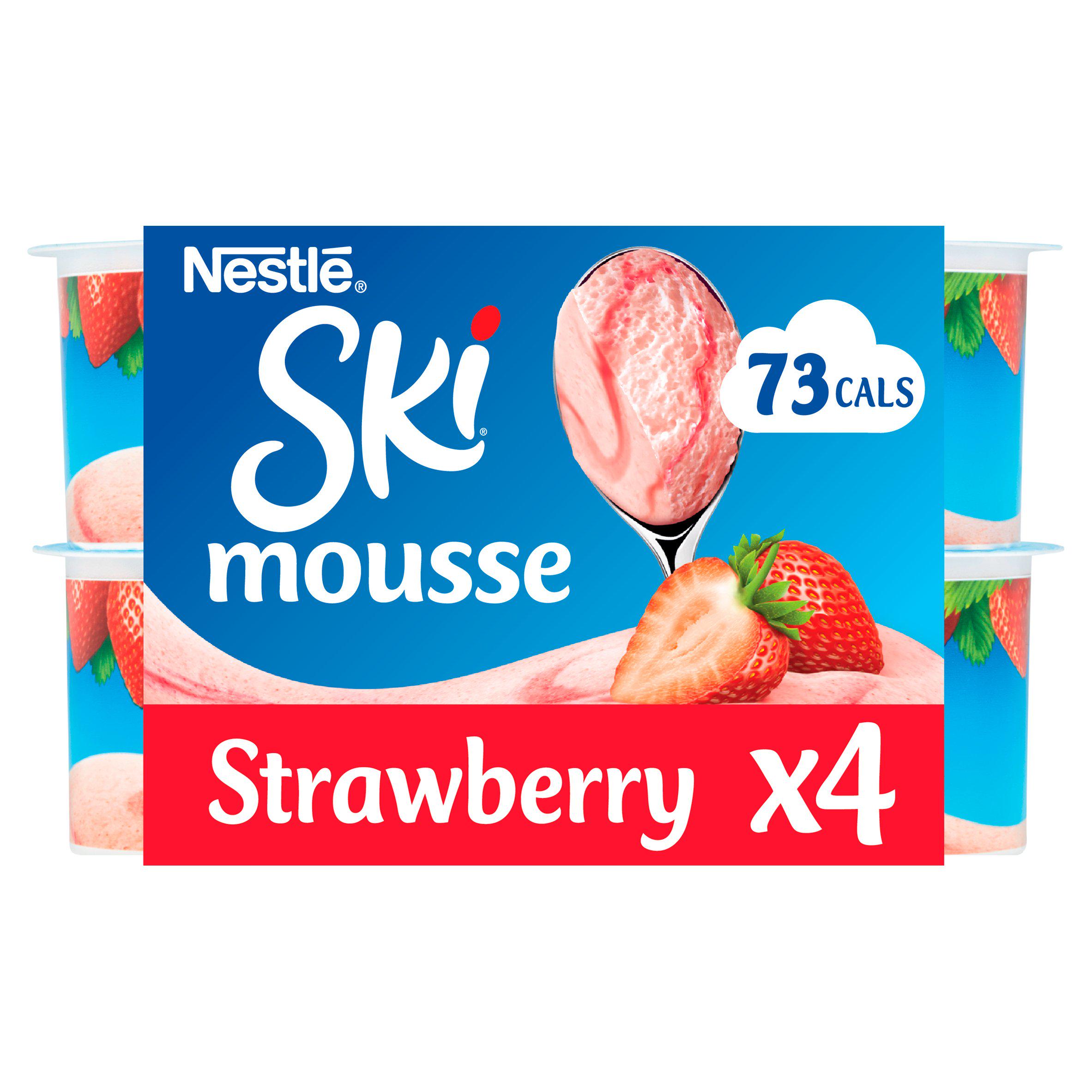 Ski Mousse Strawberry x 4