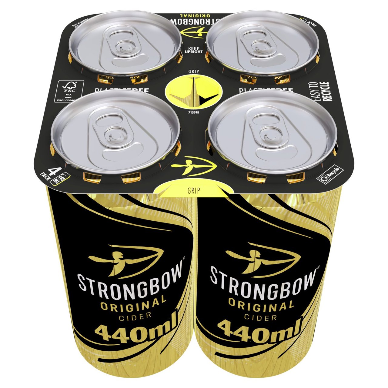 Strongbow Original Cider 4 x 440ml Cans