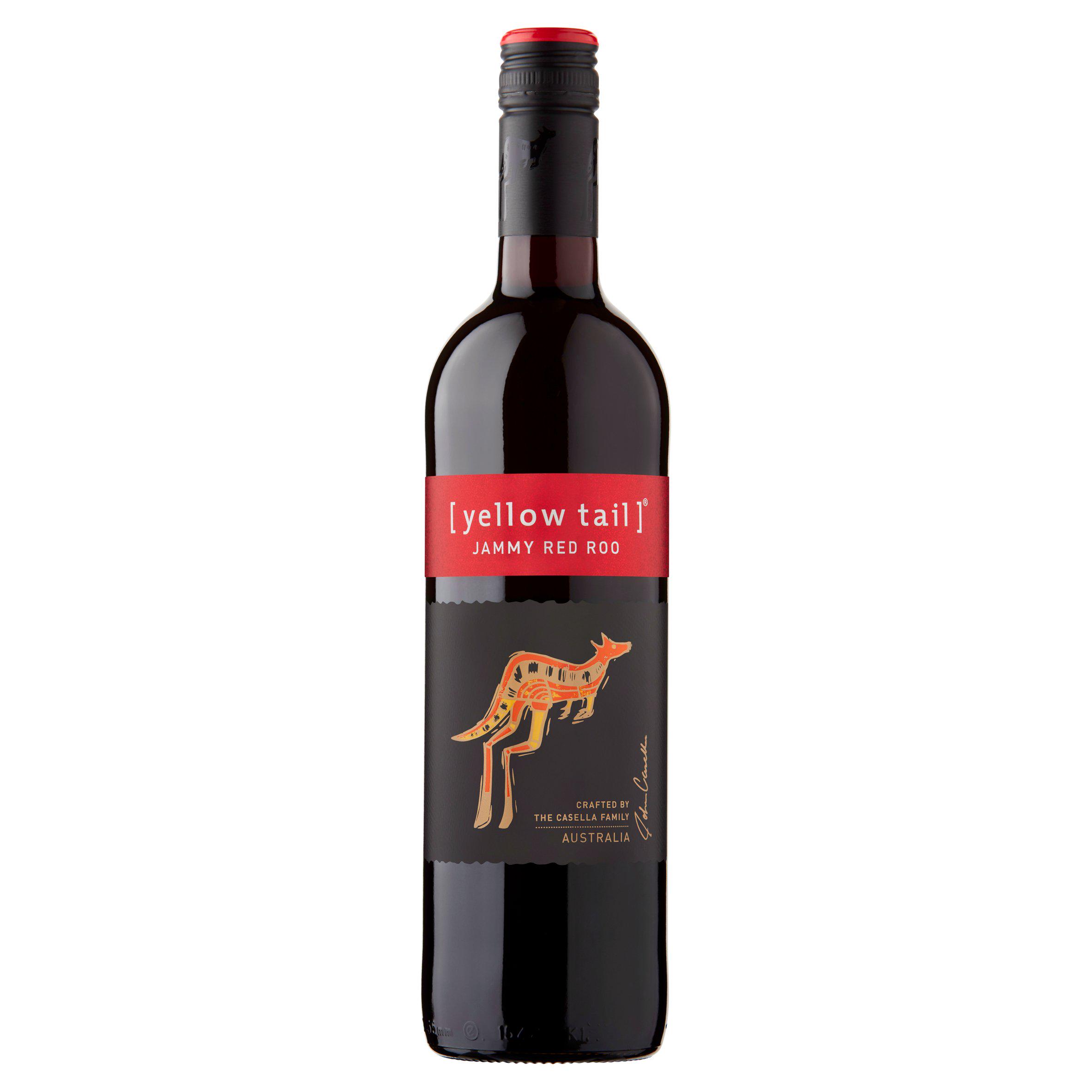 Yellow Tail Jammy Red Roo Red Wine 750ml