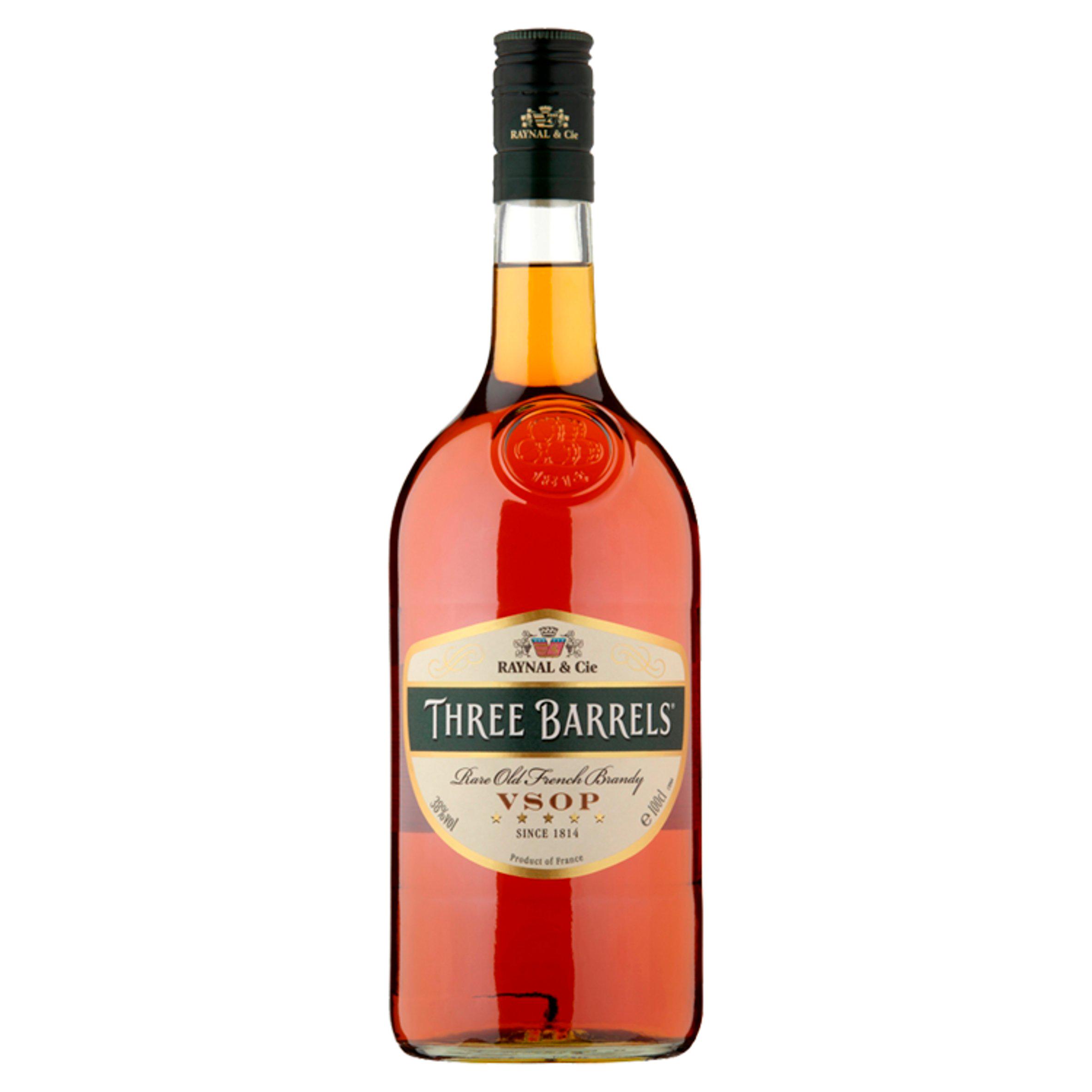 Three Barrels Rare Old French Brandy VSOP 70cl