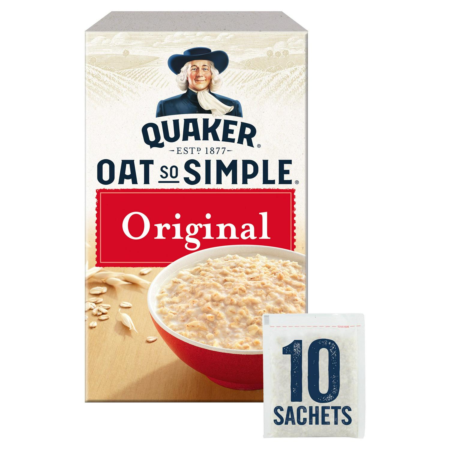 Oat So Simple 2 Minute Porridge Original 6 x 27g Packs