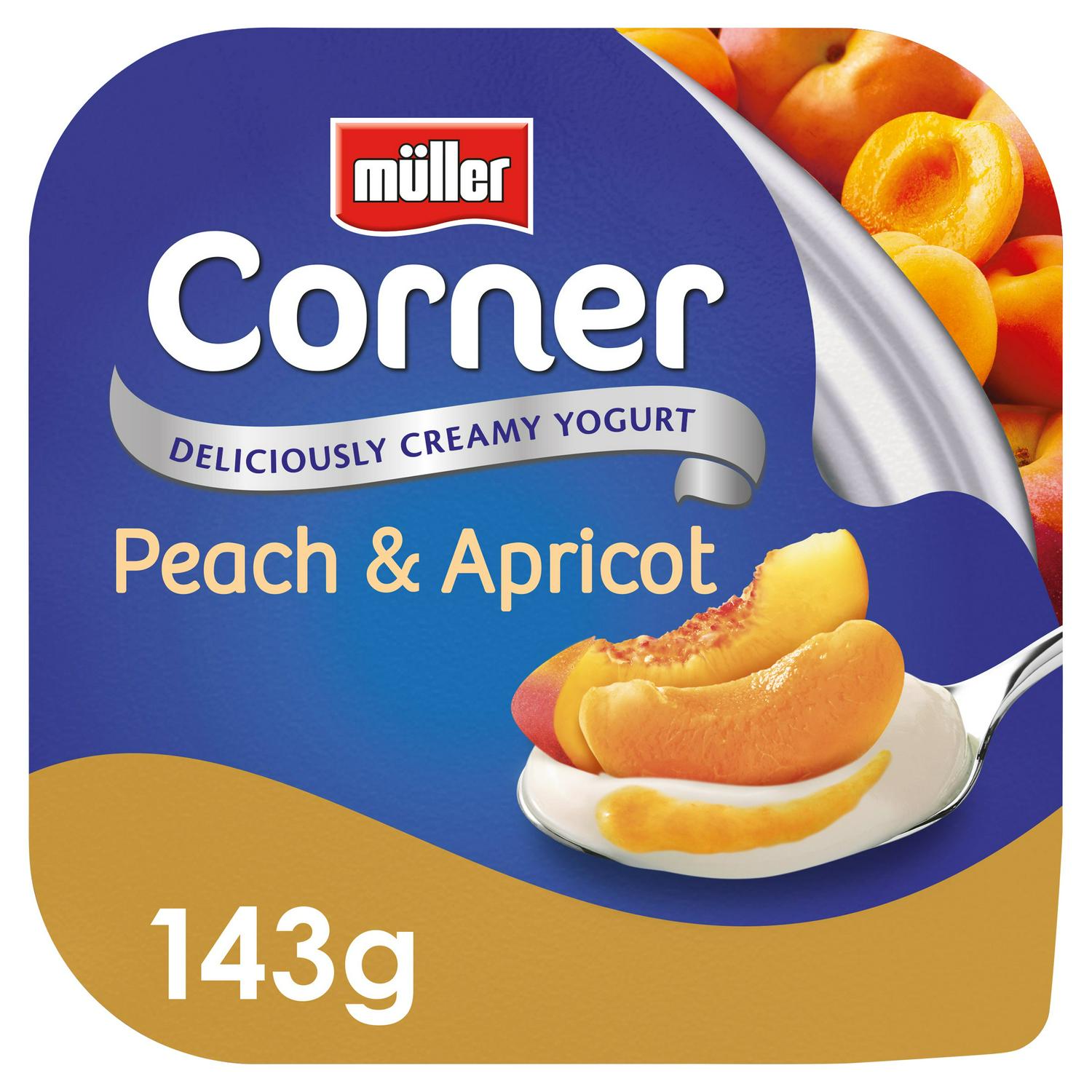 Muller Corner Peach and Apricot Yogurt 143g