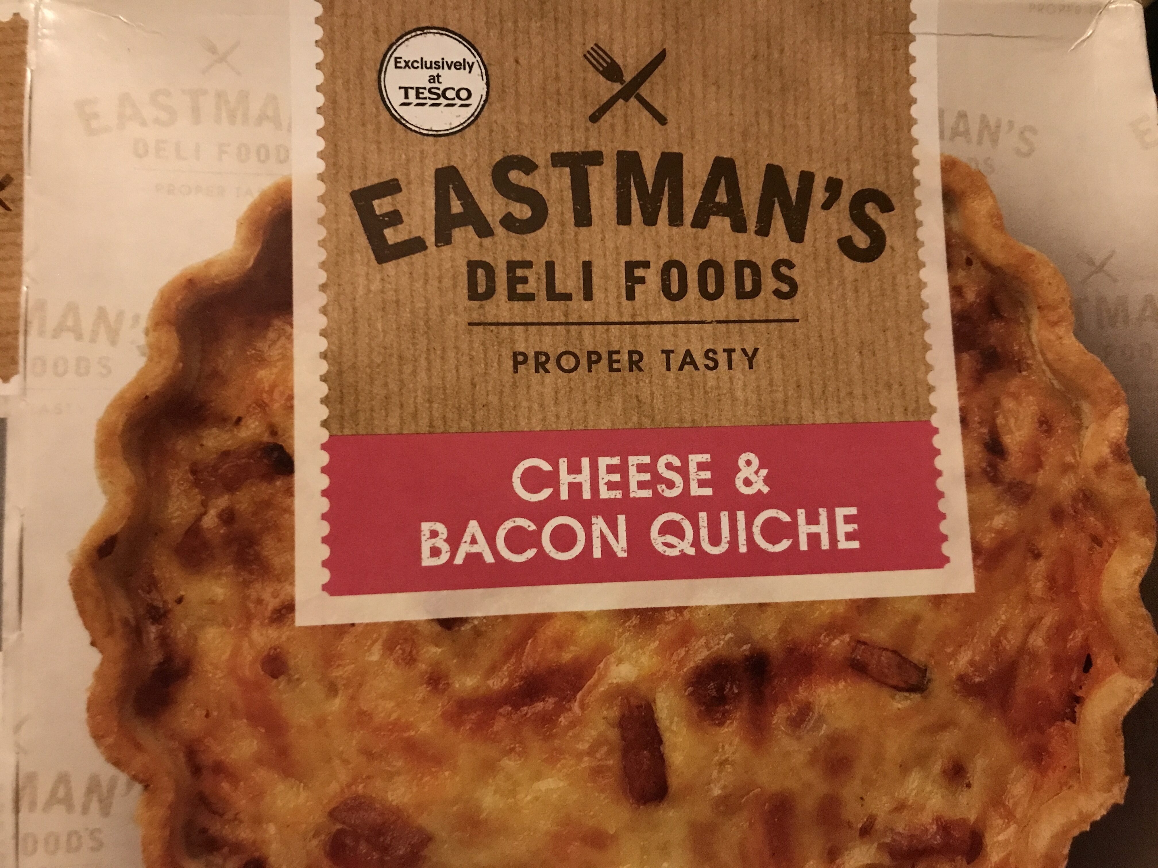 Eastmans Cheese & Bacon Quiche Eastmans Cheese & Bacon Quiche