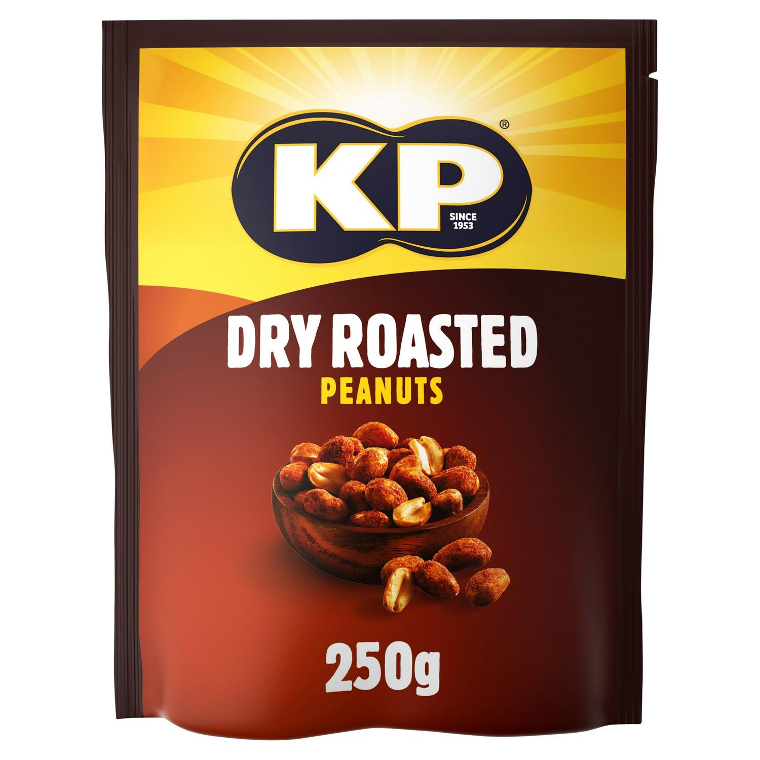 Kp Dry Roasted Peanuts 250G