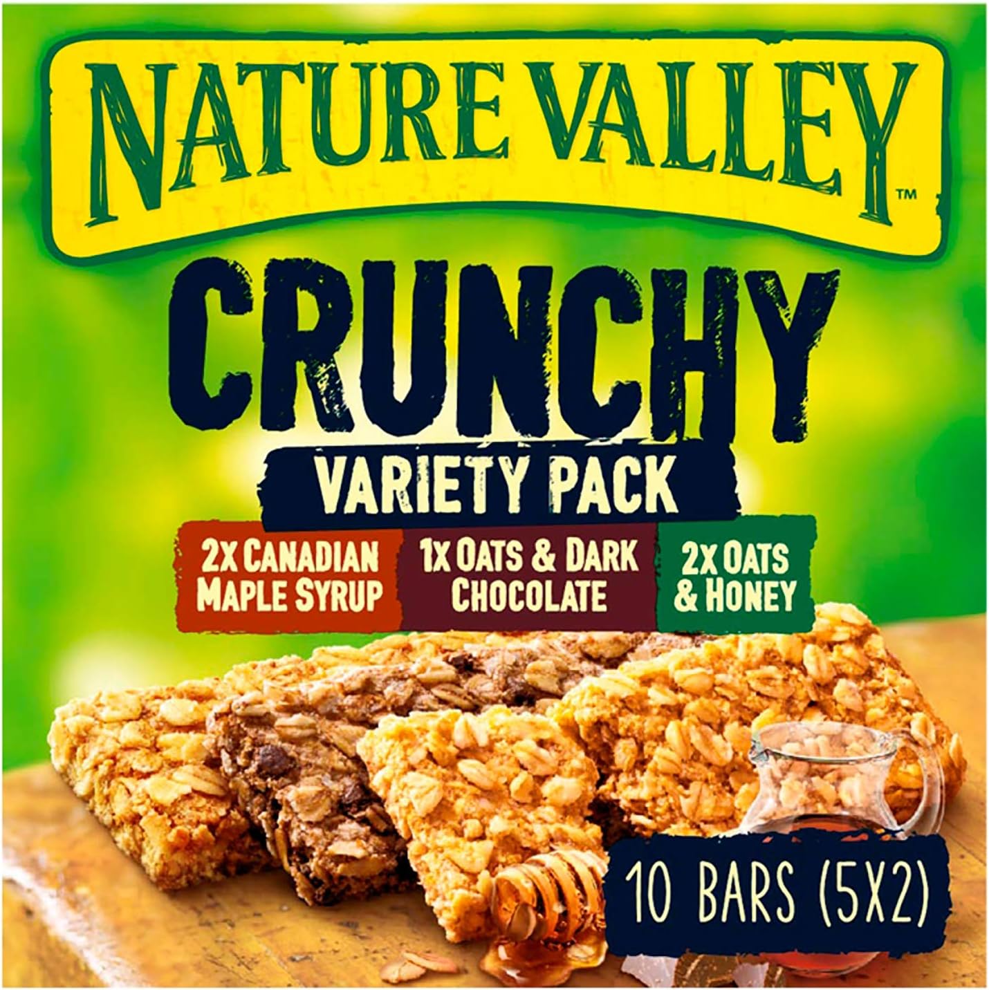 Nature Valley Crunchy Cereal Bars Variety Pack 10 bars
