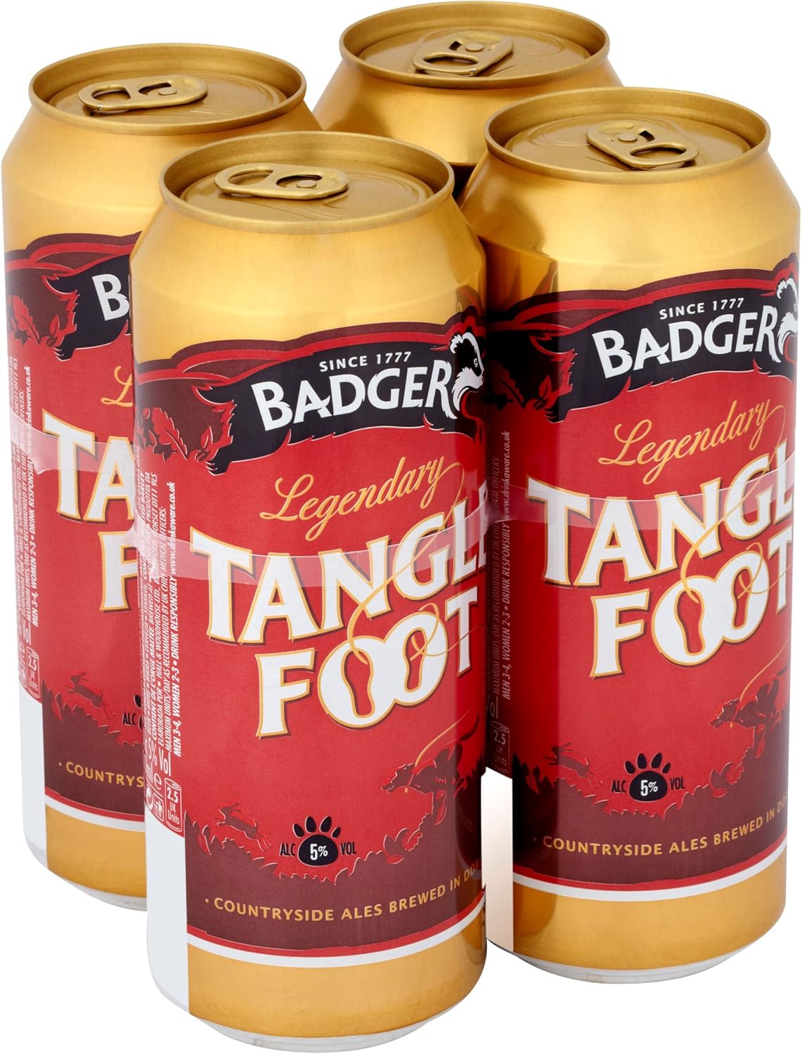 Badger Tangle Foot Traditional Golden Ale 4 x 440ml Cans