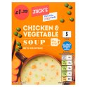 Jacks Chicken and Vegetable Soup with Croutons 5 x 22g