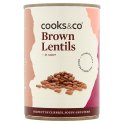 Cooks & Co Brown Lentils in Water 400g Cooks & Co Brown Lentils in Water 400g