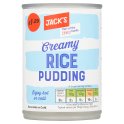 Jacks Creamy Rice Pudding 400g Can
