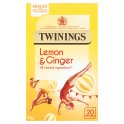 Twinings Lemon and Ginger 20 Tea Bags 30g