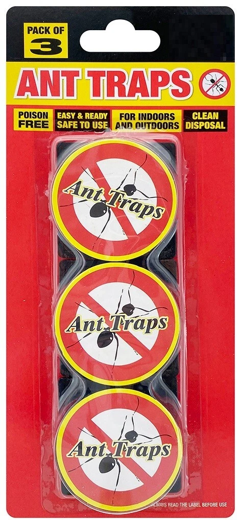 Home Defense Ant Traps Bait Station Poison Free (pack of 3)
